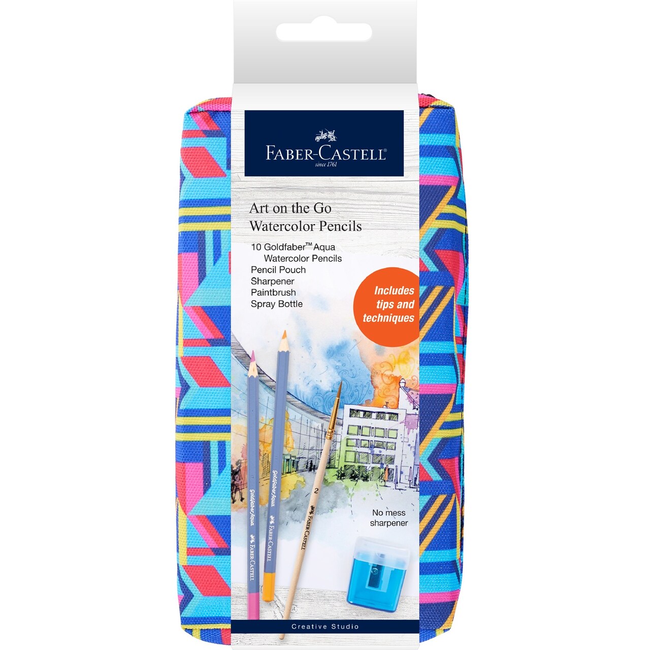 Faber-Castell Art On The Go Watercolor Pencil Set-Assorted Colors